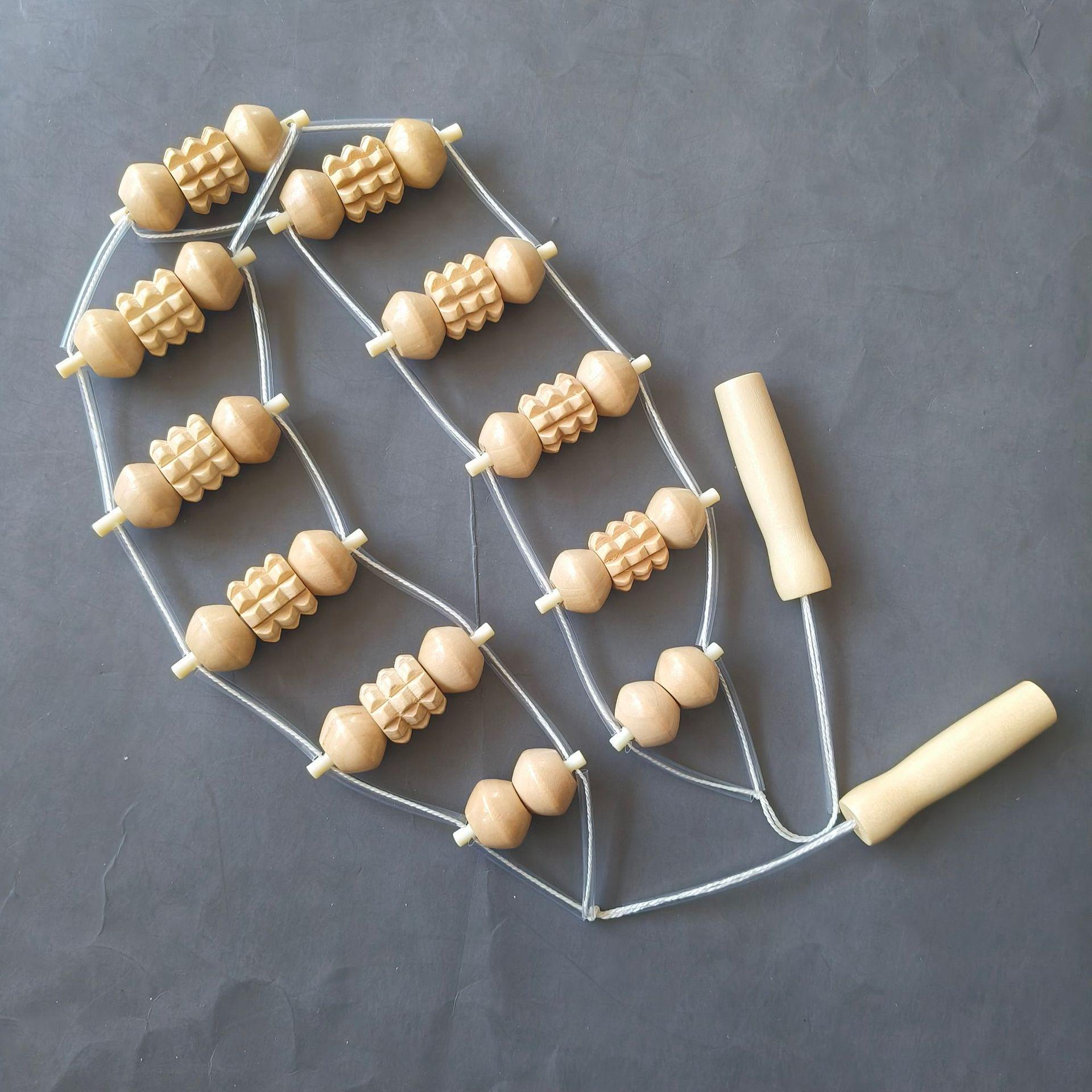 Wooden Back Stretching Roller Massager for Home Use
Wooden Back Stretching Roller Massager for Home Use