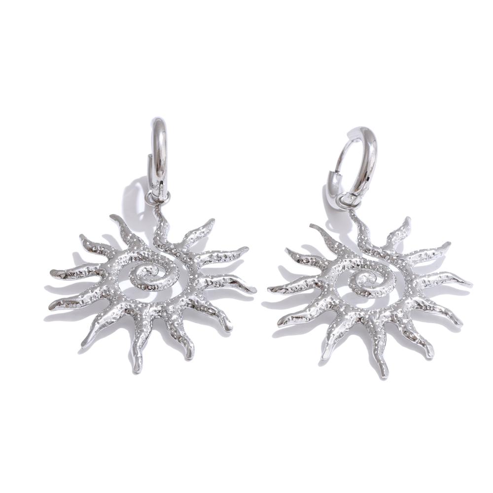 Yhpup New Popular Stainless Steel Sun Drop Necklace Hoop Earrings for Women Tarnish Resistant Charm Jewelry Set Accessories Gift
Yhpup New Popular Stainless Steel Sun Drop Necklace Hoop Earrings for Women Tarnish Resistant Charm Jewelry Set Accessories Gift