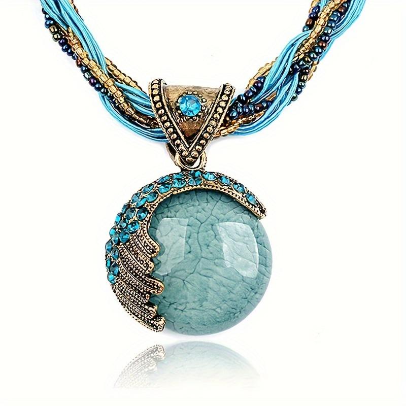 1 шт. богемное синее ожерелье из бисера в этническом стиле, преувеличенный винтажный индивидуальный дизайн, женские специальные украшения, декоративные аксессуары
1 шт. богемное синее ожерелье из бисера в этническом стиле, преувеличенный винтажный индивидуальный дизайн, женские специальные украшения, декоративные аксессуары