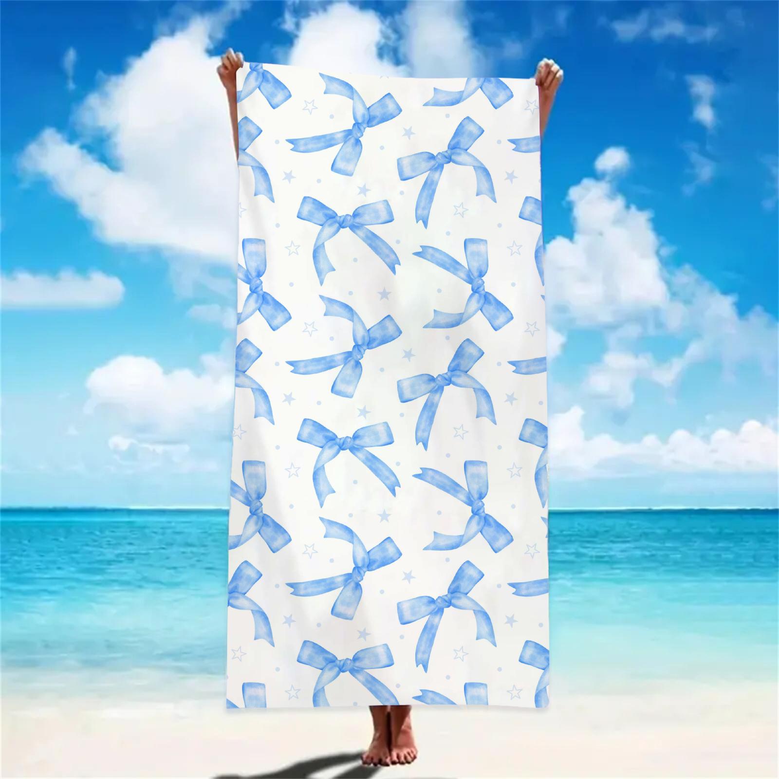 Blue Bow Beach Towels Microfiber Towel Ins Korean Holiday Travel Birthday Gifts For Women Adult Quick-Drying Bath Towels W40*H60(CM)
Blue Bow Beach Towels Microfiber Towel Ins Korean Holiday Travel Birthday Gifts For Women Adult Quick-Drying Bath Towels W40*H60(CM)
