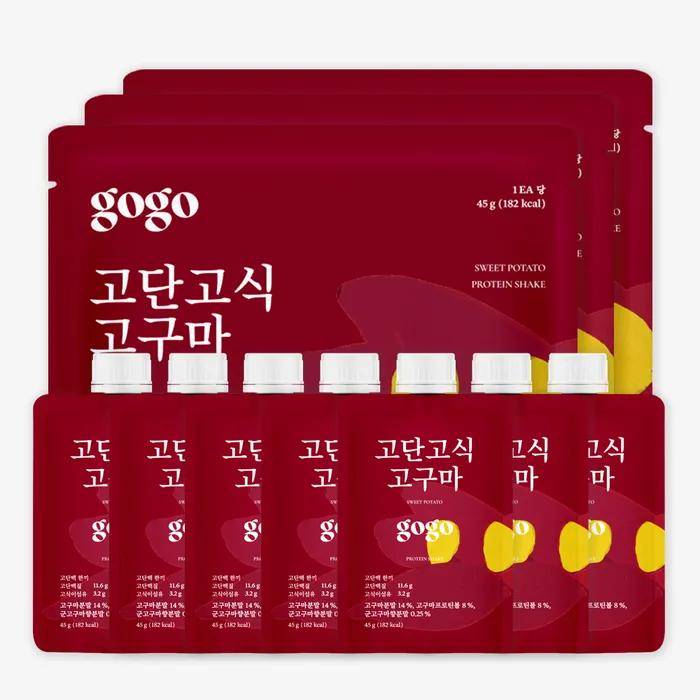 Sweet Potato Protein Shake 3 Pack (45g x 21)
Sweet Potato Protein Shake 3 Pack (45g x 21)