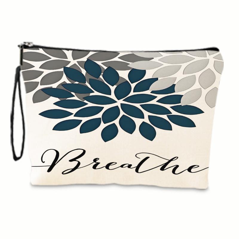 Personality Flower Print Women Makeup Zipper Handbag Large Capacity Toiletry Cosmetic Coins Pouch Simple Ladies Storage Bag
Personality Flower Print Women Makeup Zipper Handbag Large Capacity Toiletry Cosmetic Coins Pouch Simple Ladies Storage Bag