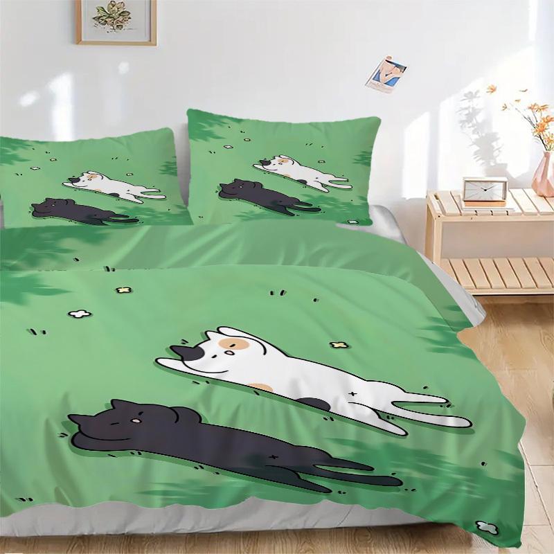 3pcs Catnap Bedding Set, Ideal for Home Use, Suitable for Bedroom Decor (1*Duvet Cover + 1/2*Pillowcases, No Core) yy250821214 135x200cm
3pcs Catnap Bedding Set, Ideal for Home Use, Suitable for Bedroom Decor (1*Duvet Cover + 1/2*Pillowcases, No Core) yy250821214 135x200cm