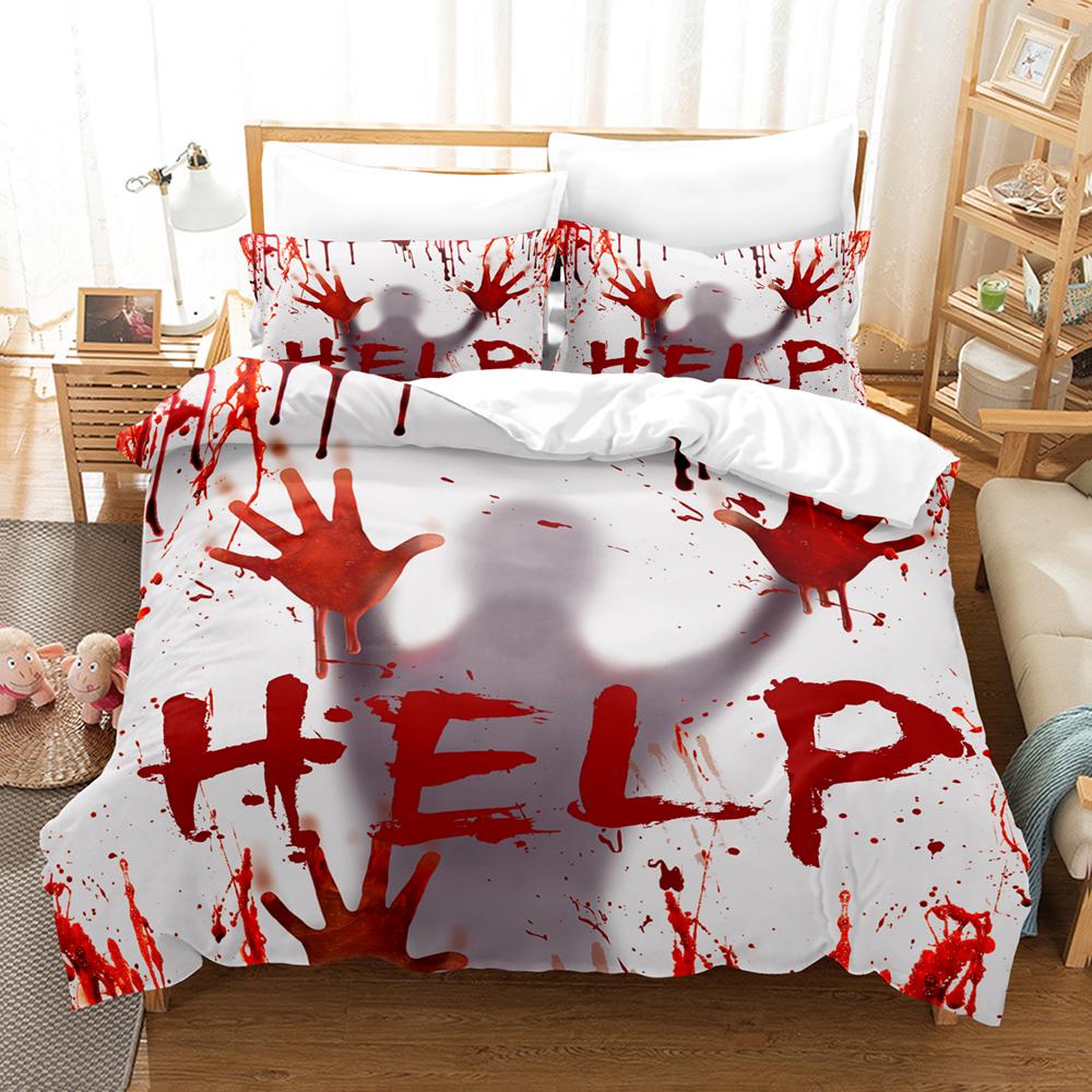 Happy Halloween Bedding Set 3D Digital Printing 2-3 Piece Set (No Core) Suitable for Bedroom Duvet Cover Set Halloween Decor Eusingle 135x200cm
Happy Halloween Bedding Set 3D Digital Printing 2-3 Piece Set (No Core) Suitable for Bedroom Duvet Cover Set Halloween Decor Eusingle 135x200cm