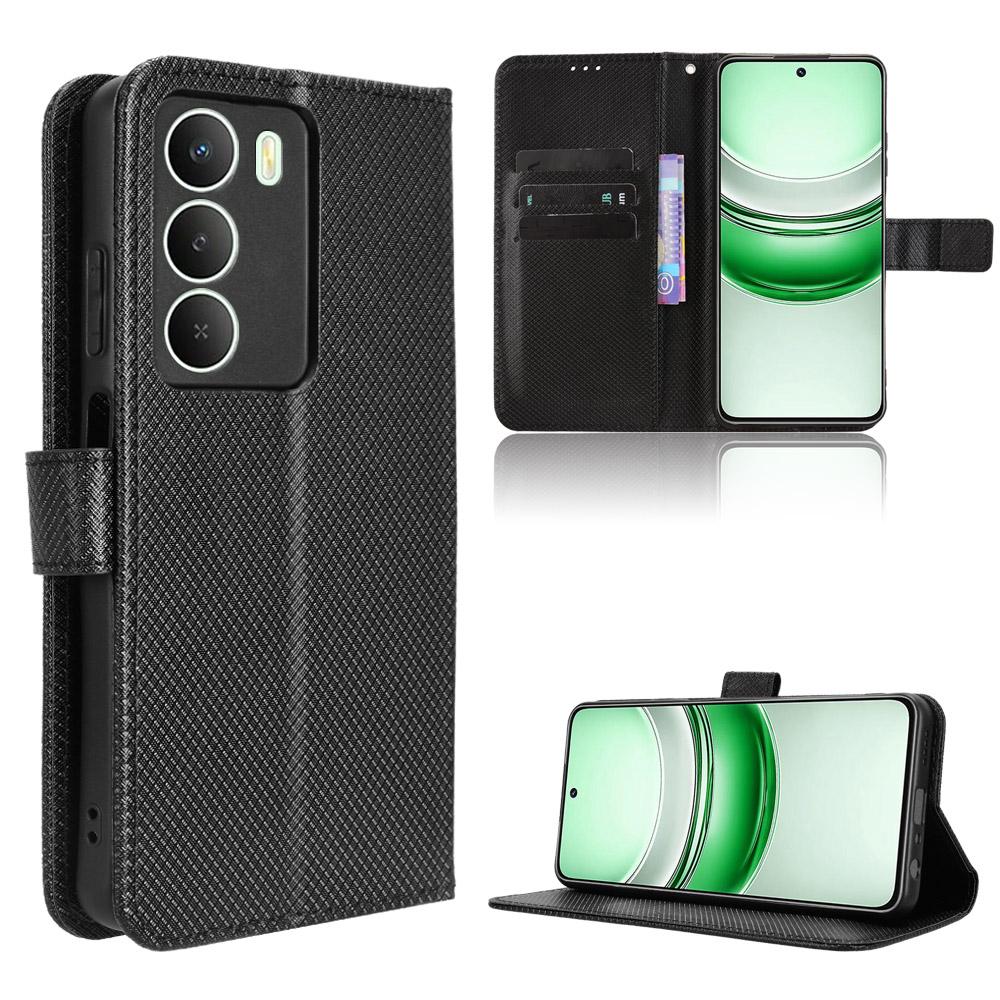 For Realme C73 5G/14x 5G/V70 5G/V70s 5G Leather Wallet Case with Strap Diamond Texture Phone Cover A
For Realme C73 5G/14x 5G/V70 5G/V70s 5G Leather Wallet Case with Strap Diamond Texture Phone Cover A