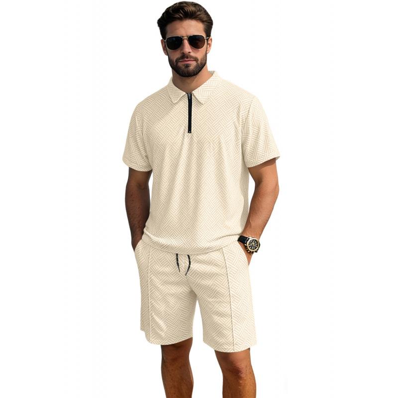 New European And American Summer Men S Polo Shirt With Zipper And Short Sleeves Vacation Casual Short Sleeve Shorts Set EUR S хаки
New European And American Summer Men S Polo Shirt With Zipper And Short Sleeves Vacation Casual Short Sleeve Shorts Set EUR S хаки