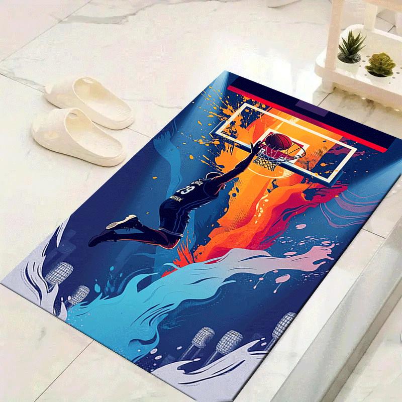 1pc Playing Basketball Pattern Area Rug, Anti slip Non Shedding Stain Resistant Carpet 60cm by 90cm
1pc Playing Basketball Pattern Area Rug, Anti slip Non Shedding Stain Resistant Carpet 60cm by 90cm