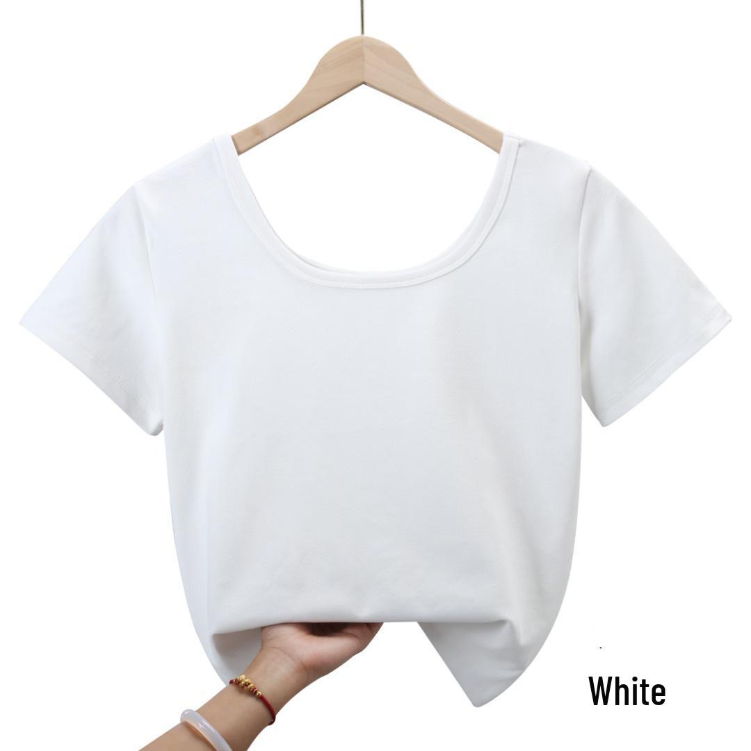 Women s Summer 2025 Backless U-Neck Ribbed Knit Slimming Short Sleeve T-Shirt L (110-132 lbs)
Women s Summer 2025 Backless U-Neck Ribbed Knit Slimming Short Sleeve T-Shirt L (110-132 lbs)