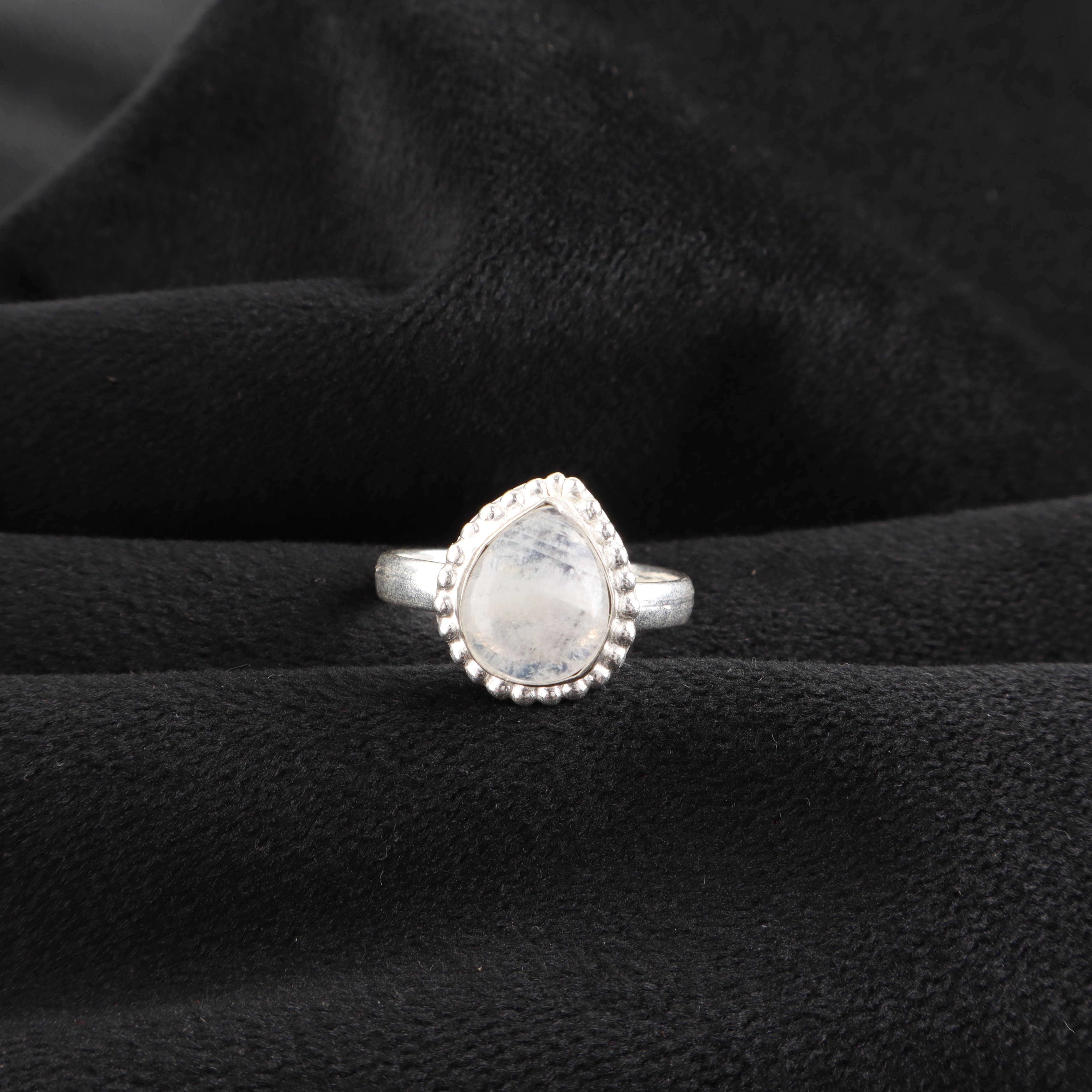 Rainbow Moonstone Gemstone 925 Sterling Silver Jewelry Handcrafted White Stone Ring For Women RR-77-27 13
Rainbow Moonstone Gemstone 925 Sterling Silver Jewelry Handcrafted White Stone Ring For Women RR-77-27 13