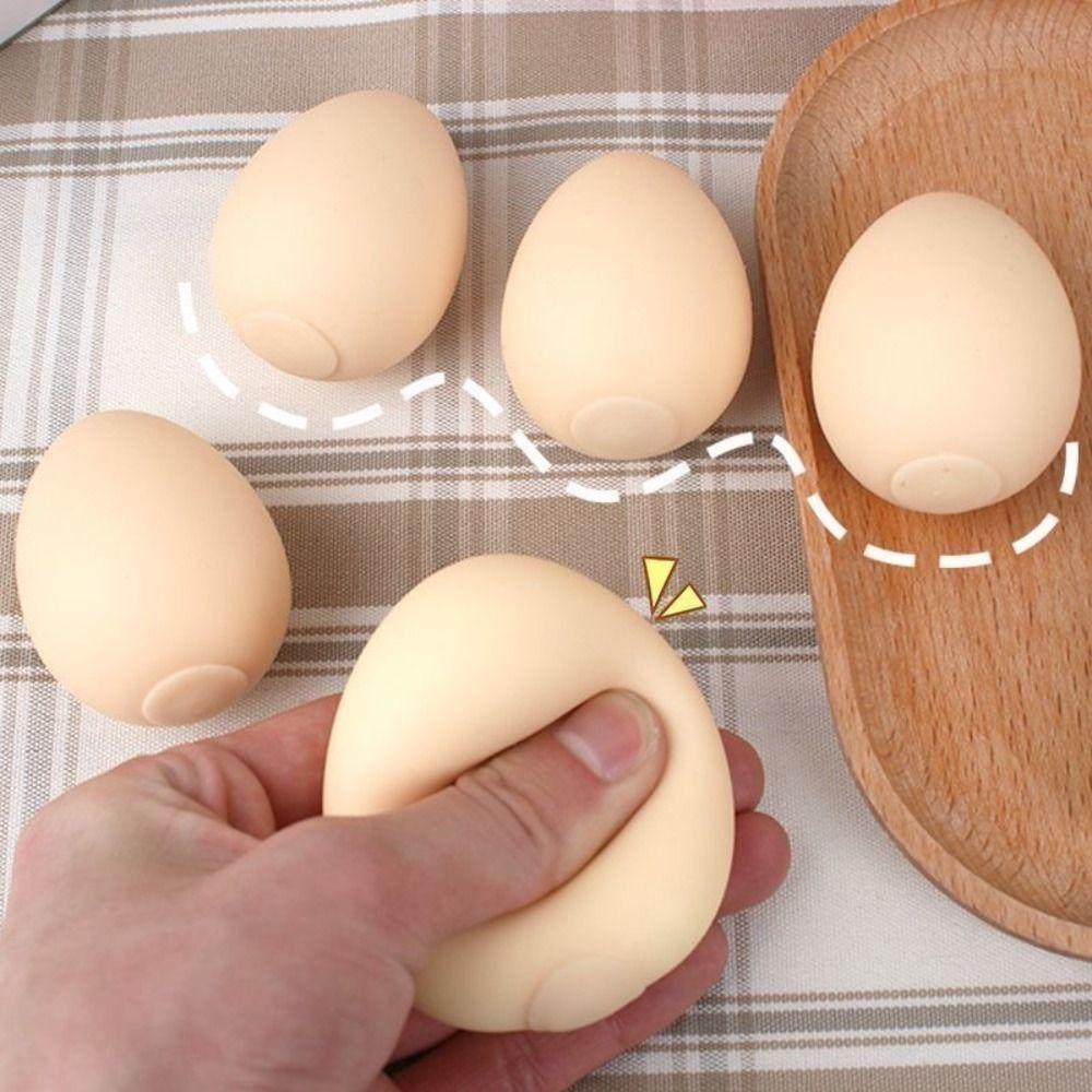 Small Fresh Egg Shape Squeeze Toy TPR Ball Fidget Toy Funny Rebound Ball Children Toys F 1PC
Small Fresh Egg Shape Squeeze Toy TPR Ball Fidget Toy Funny Rebound Ball Children Toys F 1PC