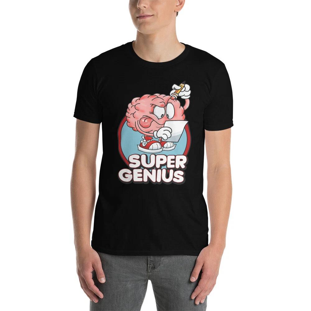 SUPER GENIUS BRAIN storm hyper dude funny graphic Short-Sleeve Unisex T-Shirt L
SUPER GENIUS BRAIN storm hyper dude funny graphic Short-Sleeve Unisex T-Shirt L