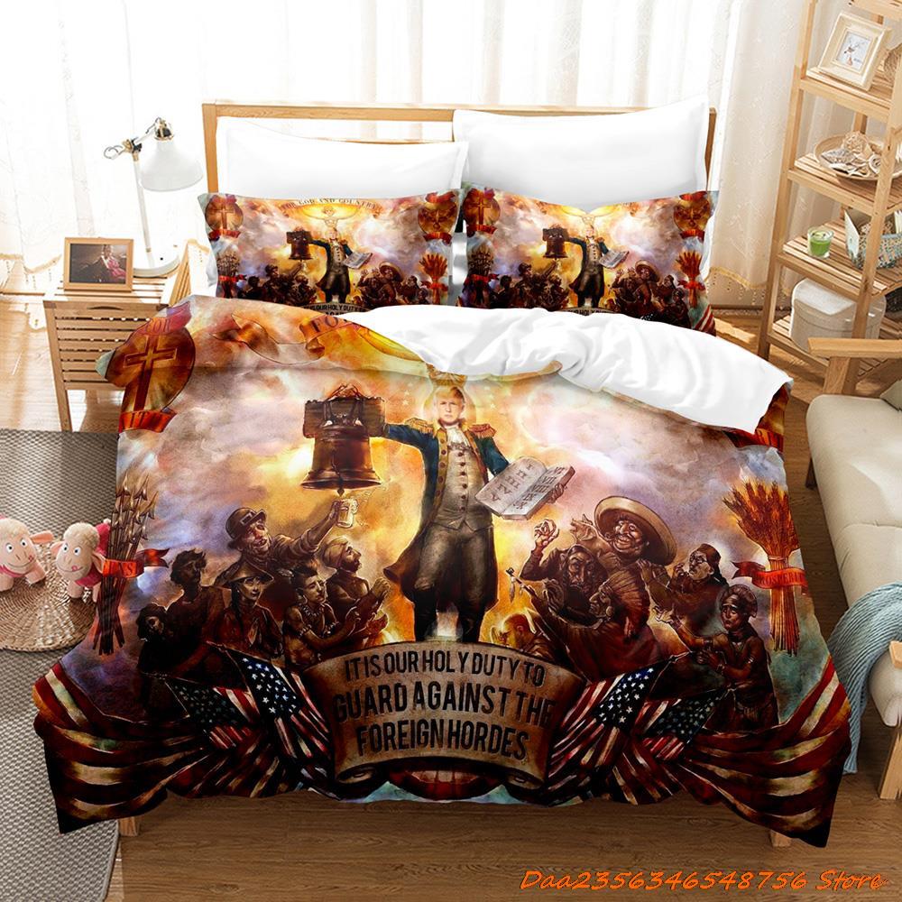 США Трамп Постільна білизна Односпальний Двоспальний Повний Королівський Розмір Комплект для ліжка Елдюлт Дитяча Спальня Комплекти Підковдри 3D Друк Аніме Комплект Простирадла AU Double(180x210cm)
США Трамп Постільна білизна Односпальний Двоспальний Повний Королівський Розмір Комплект для ліжка Елдюлт Дитяча Спальня Комплекти Підковдри 3D Друк Аніме Комплект Простирадла AU Double(180x210cm)