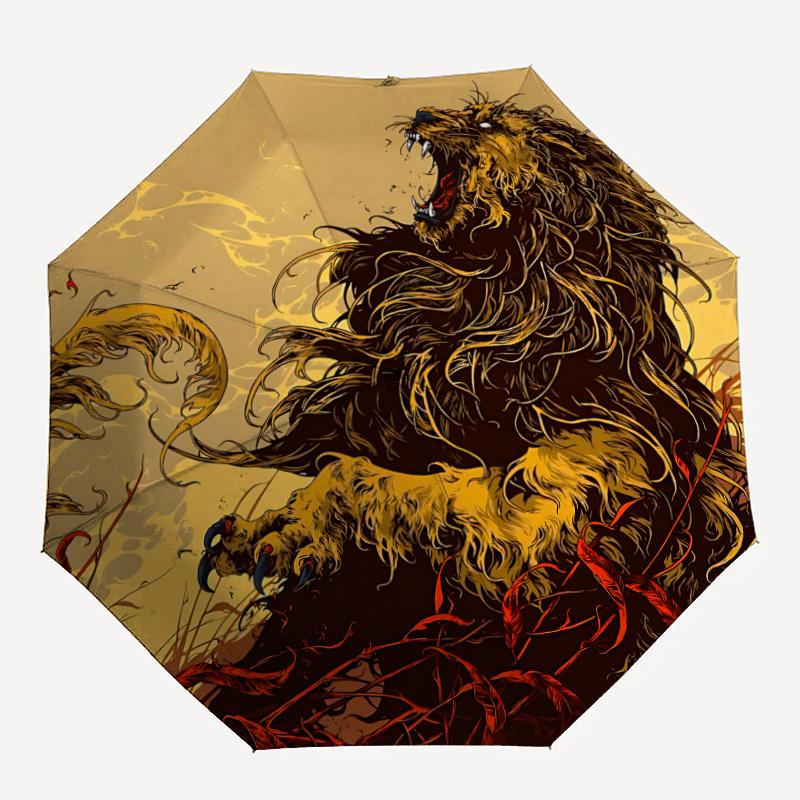 1pc Lion Storm Fashionable Automatic Opening/Closing Folding Umbrella with 8 Bones, Windproof Portable, Daily Use66
1pc Lion Storm Fashionable Automatic Opening/Closing Folding Umbrella with 8 Bones, Windproof Portable, Daily Use66