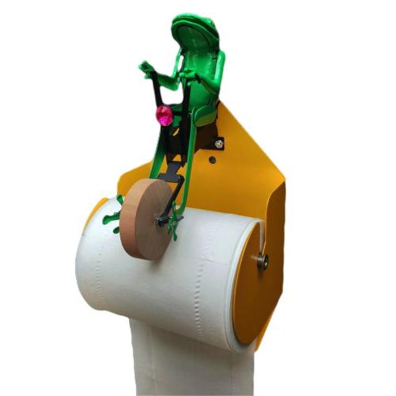 Держатель для туалетной бумаги Gentleman Frog Riding Bicycle, креативный настенный рулон с лягушкой на велосипеде
Держатель для туалетной бумаги Gentleman Frog Riding Bicycle, креативный настенный рулон с лягушкой на велосипеде