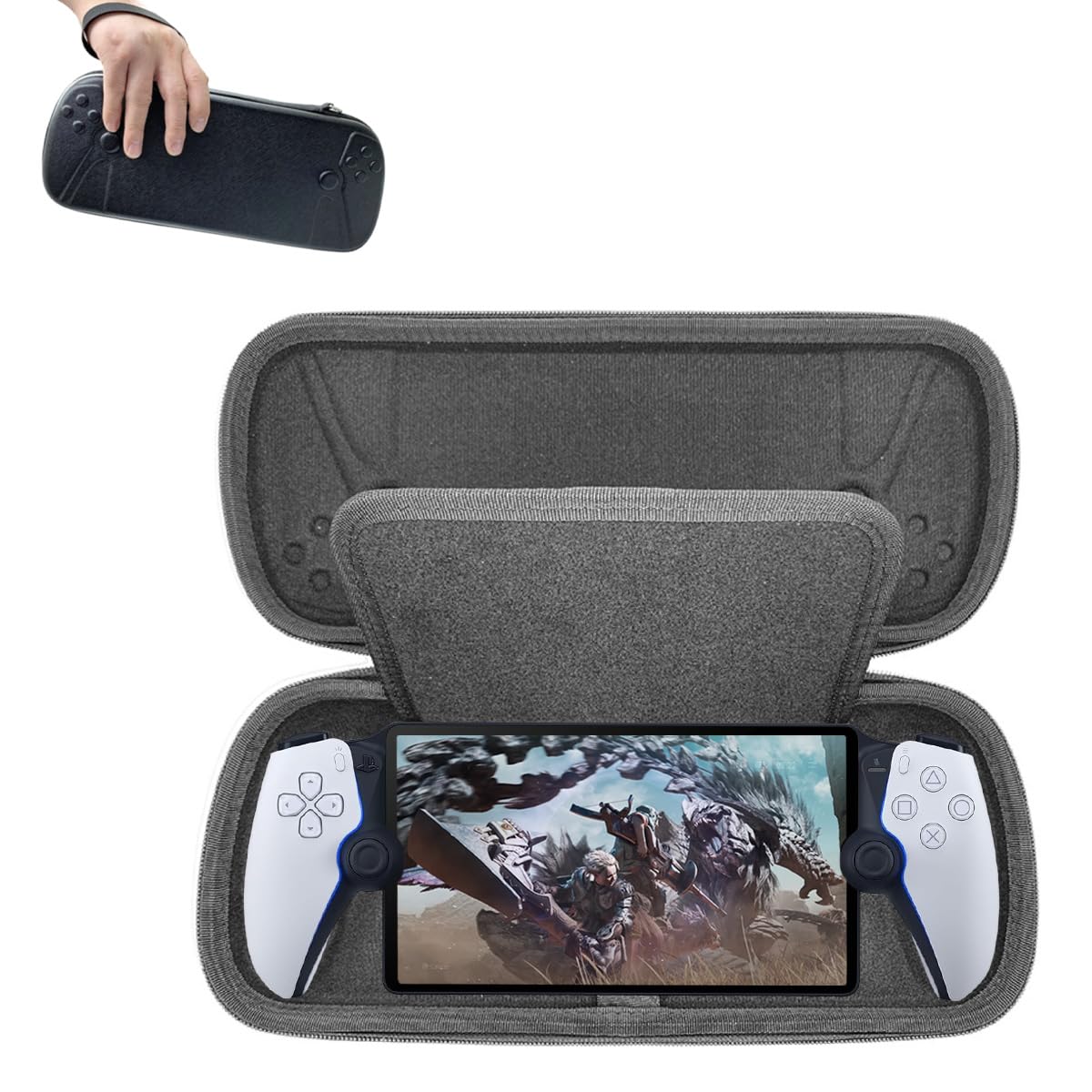 PS Portal Storage Box PS5 Remote Player Carrying Bag Hard Case K&SGAMER (Атласний чорний)
PS Portal Storage Box PS5 Remote Player Carrying Bag Hard Case K&SGAMER (Атласний чорний)