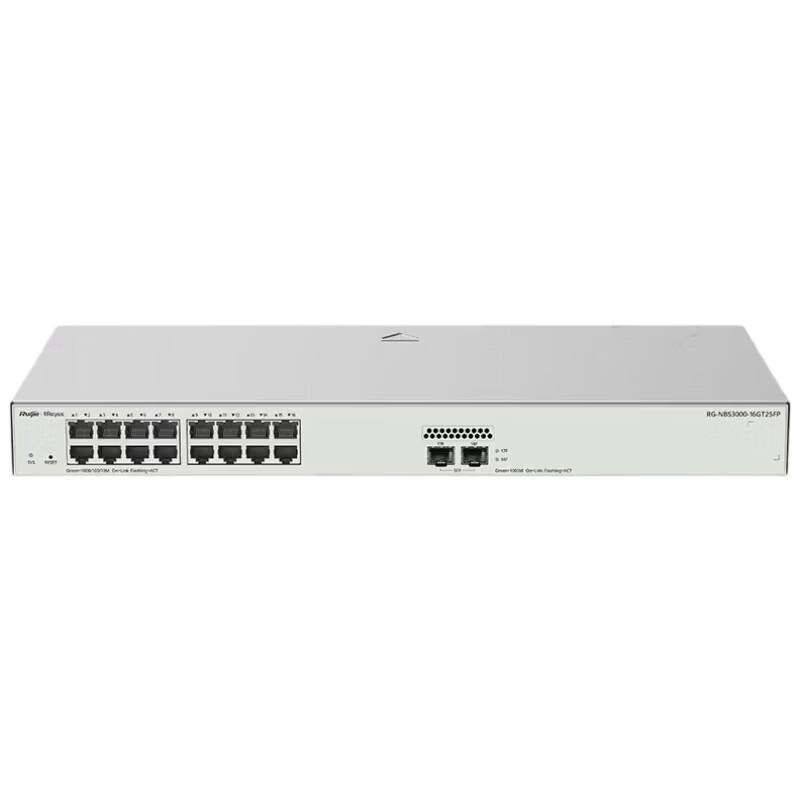 Ruijie RG-NBS3000 Series 16-Port Gigabit Managed Switch
Ruijie RG-NBS3000 Series 16-Port Gigabit Managed Switch