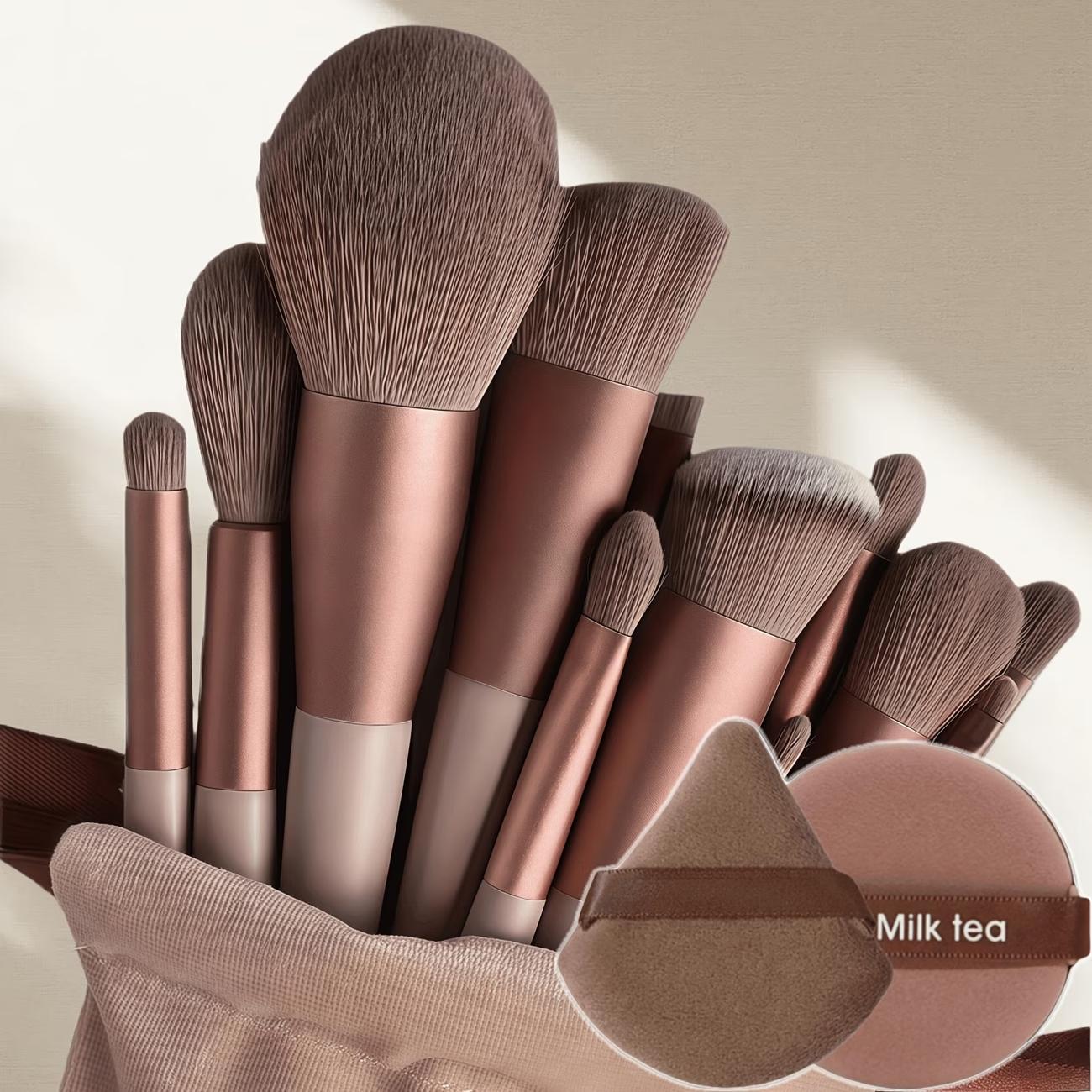 15Pcs Makeup Brushes + 2 Brown Makeup Sponges | Soft Eyeshadow Foundation BB Cream Concealer Brushes Women
15Pcs Makeup Brushes + 2 Brown Makeup Sponges | Soft Eyeshadow Foundation BB Cream Concealer Brushes Women