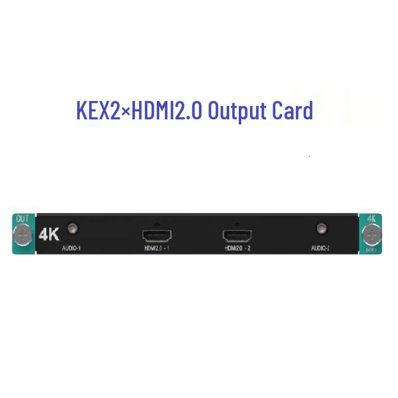 Kaishida KEx 2xHDMI2.0 Splicer Output Card (CN version)
Kaishida KEx 2xHDMI2.0 Splicer Output Card (CN version)