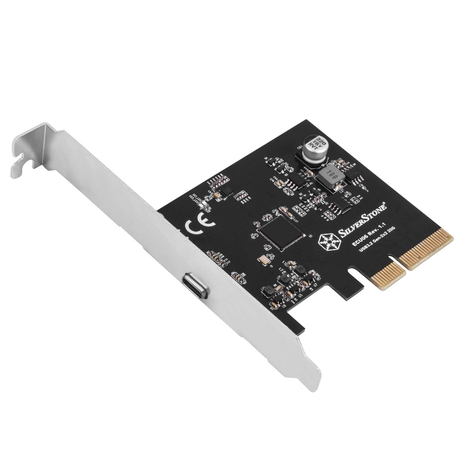 SilverStone SuperSpeed 20Gbps USB Gen 2x2 PCIe Host Card Conversion Adapter / 3.2 Type-C SST-ECU06
SilverStone SuperSpeed 20Gbps USB Gen 2x2 PCIe Host Card Conversion Adapter / 3.2 Type-C SST-ECU06