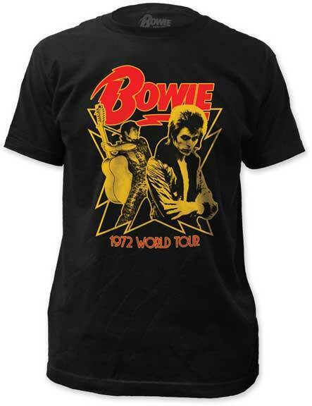Футболка унисекс с изображением Дэвида Боуи «World Tour Impact Merchandise 1972»
Футболка унисекс с изображением Дэвида Боуи «World Tour Impact Merchandise 1972»