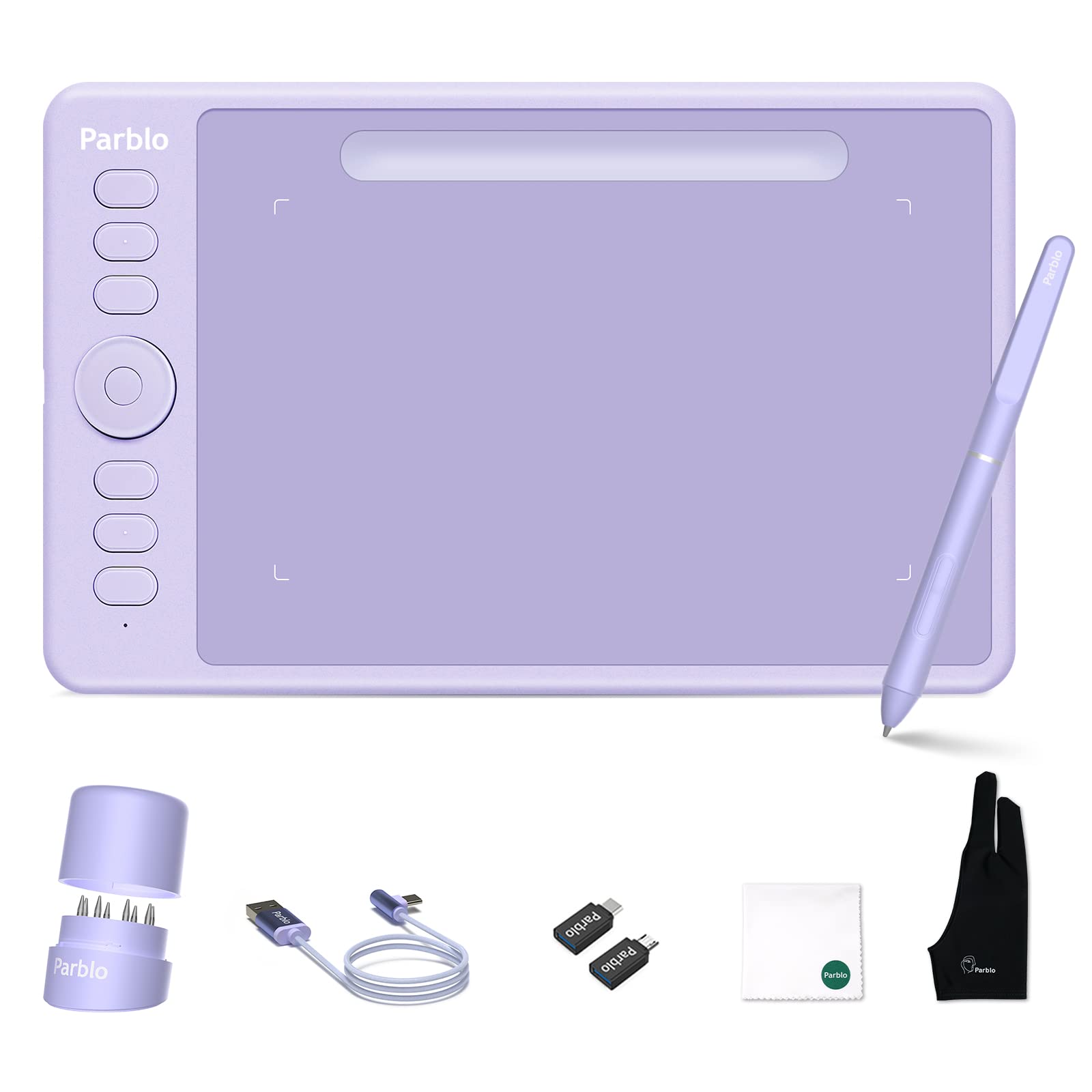 Планшет Parblo Intangbo Pen Сумісний з Android Windows Mac Pen Tab 8192 рівнів Натиск пера Виявлення нахилу Область малювання 7x4 дюйма Плата введення пера фіолетовий
Планшет Parblo Intangbo Pen Сумісний з Android Windows Mac Pen Tab 8192 рівнів Натиск пера Виявлення нахилу Область малювання 7x4 дюйма Плата введення пера фіолетовий