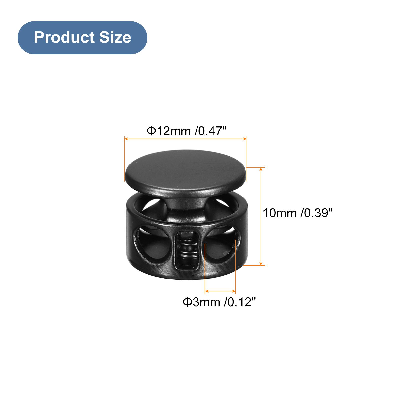 12pcs Metal Cord Locks 3mm Double Hole Spring Stopper Fastener Slider Toggles End for Drawstrings Bags Backpack Clothing Lanyard United States
12pcs Metal Cord Locks 3mm Double Hole Spring Stopper Fastener Slider Toggles End for Drawstrings Bags Backpack Clothing Lanyard United States