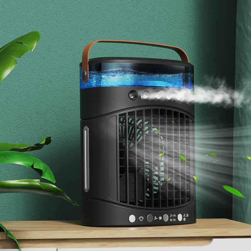 Multi-function Air Conditioning Cooling Fan Mini Desktop Spray Refrigeration Night Light USB Charging Humidification білий
Multi-function Air Conditioning Cooling Fan Mini Desktop Spray Refrigeration Night Light USB Charging Humidification білий