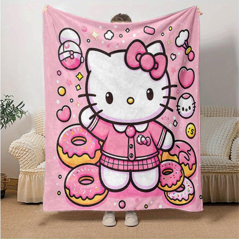 1pc Dessert Hello Kitty Throw Blanket, Soft Warm Home Decorative Blankets for Couch Bed Sofa, Living Room, Travel, Camping, Car Blankets, Beach, Offic 130x150cm
1pc Dessert Hello Kitty Throw Blanket, Soft Warm Home Decorative Blankets for Couch Bed Sofa, Living Room, Travel, Camping, Car Blankets, Beach, Offic 130x150cm