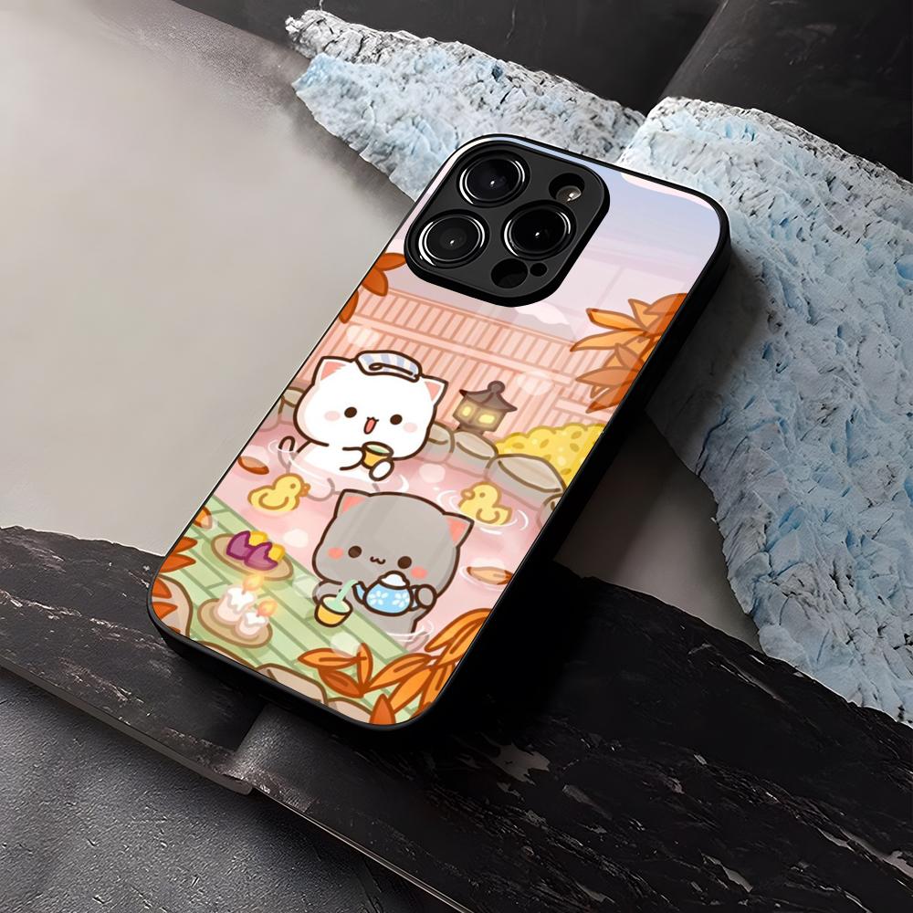 Fun Cartoon Peach Mochi Cat Phone Case Tempered Glass For IPhone 16 13 14 12 15 11 Pro Max Plus Mini X XR SE2020 Coque iPhone 14
Fun Cartoon Peach Mochi Cat Phone Case Tempered Glass For IPhone 16 13 14 12 15 11 Pro Max Plus Mini X XR SE2020 Coque iPhone 14