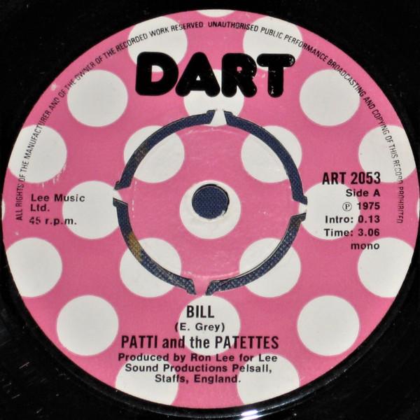 7-дюймовая пластинка PATTI THE PATETTES Bill ART2053 Dart 1975 UK SoulFunk Б/у
7-дюймовая пластинка PATTI THE PATETTES Bill ART2053 Dart 1975 UK SoulFunk Б/у
