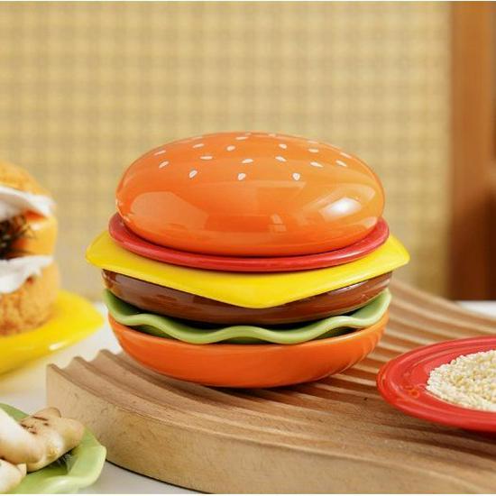 Creative Hamburger Dipping Dish - Multipurpose Tableware and Dessert Plate
Creative Hamburger Dipping Dish - Multipurpose Tableware and Dessert Plate