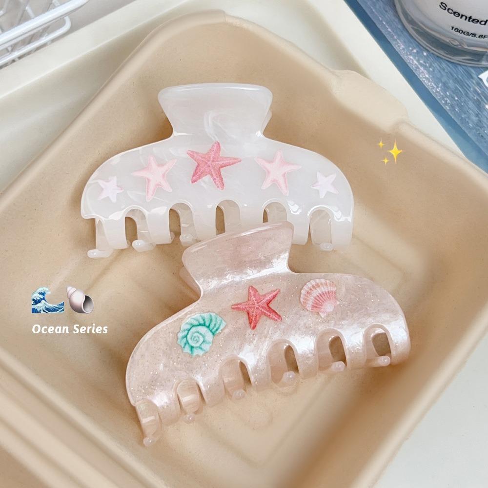 Cherry Starfish Hair Claw Acetate Sea Star Grab Clip Cute Acetic Acid Hair Clip Travel рожевий червоний колір
Cherry Starfish Hair Claw Acetate Sea Star Grab Clip Cute Acetic Acid Hair Clip Travel рожевий червоний колір