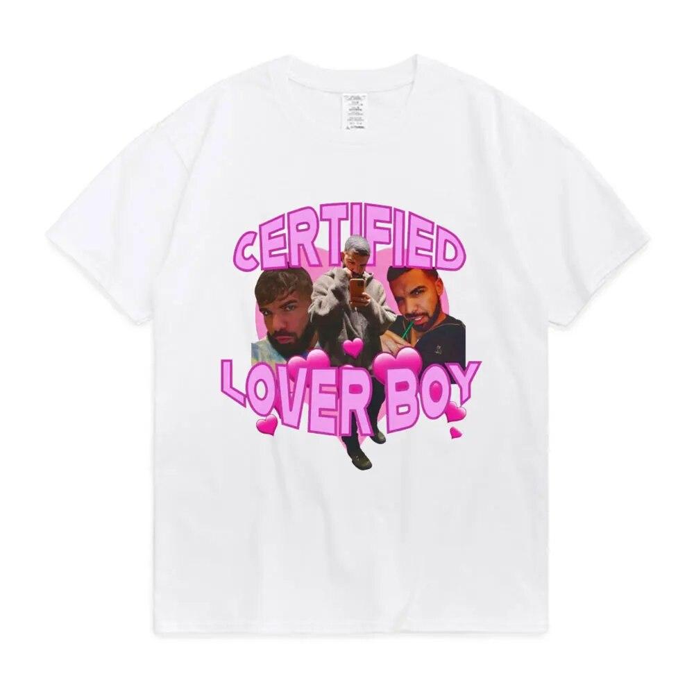 Hip Hop Drake T Shirt Certified Lover Boy Drake Print T-shirt Unisex Woman s Clothing 2023 New Fashion Casual Tees Streetwear Tops
Hip Hop Drake T Shirt Certified Lover Boy Drake Print T-shirt Unisex Woman s Clothing 2023 New Fashion Casual Tees Streetwear Tops