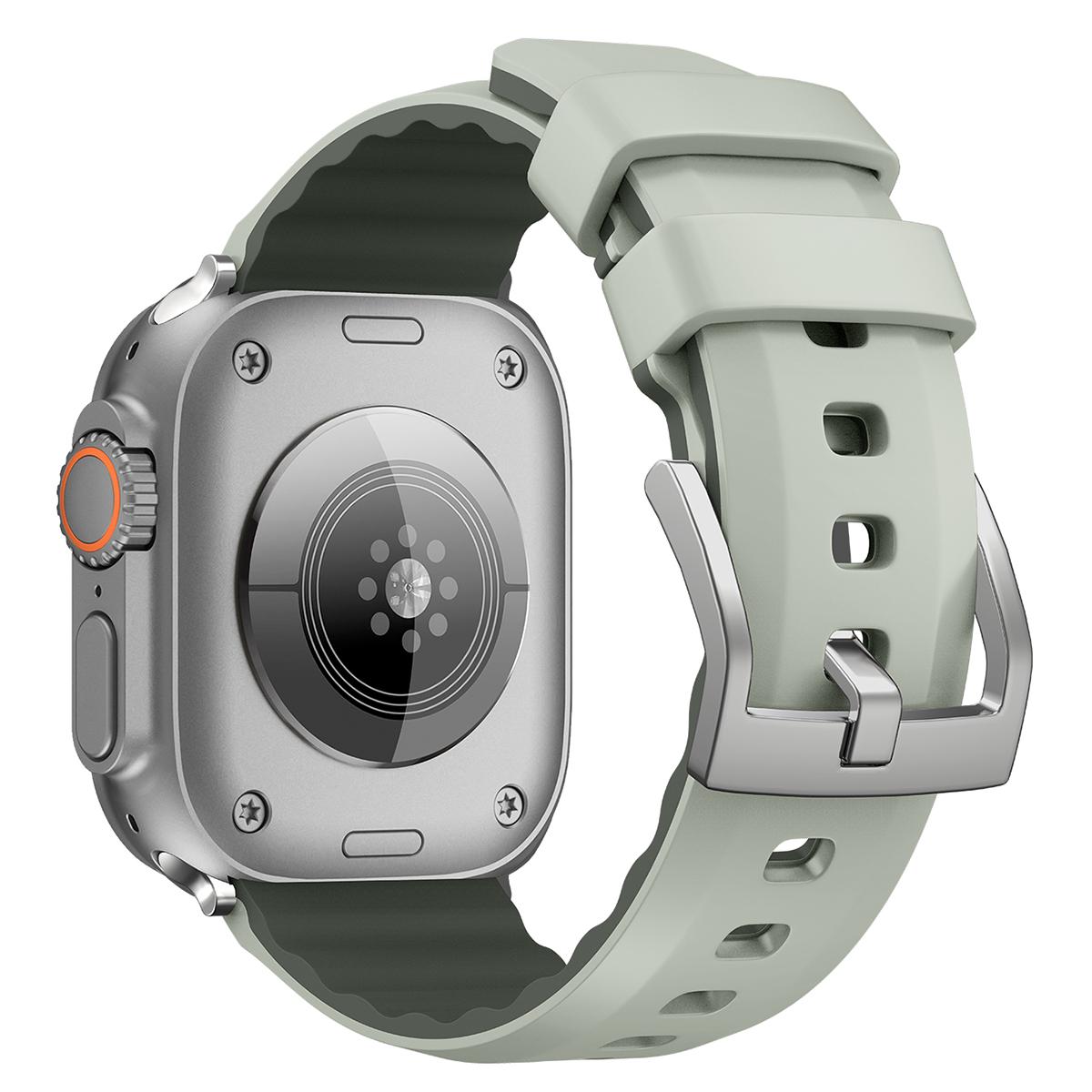 For Apple Watch Series 10 42mm/9 8 7 41mm/SE (2023) SE (2022) SE 6 5 4 40mm/3 2 1 38mm Silicone Watch Band Matcha Green
For Apple Watch Series 10 42mm/9 8 7 41mm/SE (2023) SE (2022) SE 6 5 4 40mm/3 2 1 38mm Silicone Watch Band Matcha Green