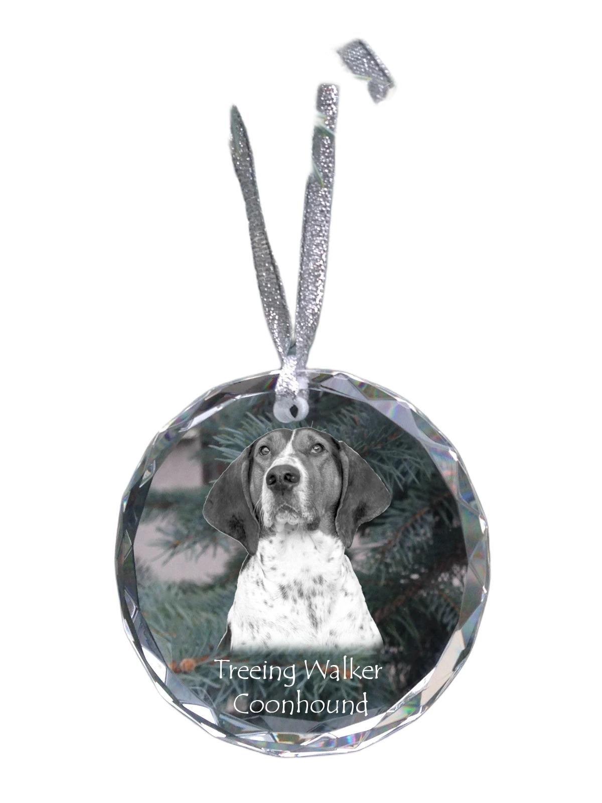 Treeing Walker Coonhound - кришталева куля з фотографією, фото собаки в кристалі, персоналізована ялинкова прикраса від бренду Art-Dog прозорий
Treeing Walker Coonhound - кришталева куля з фотографією, фото собаки в кристалі, персоналізована ялинкова прикраса від бренду Art-Dog прозорий