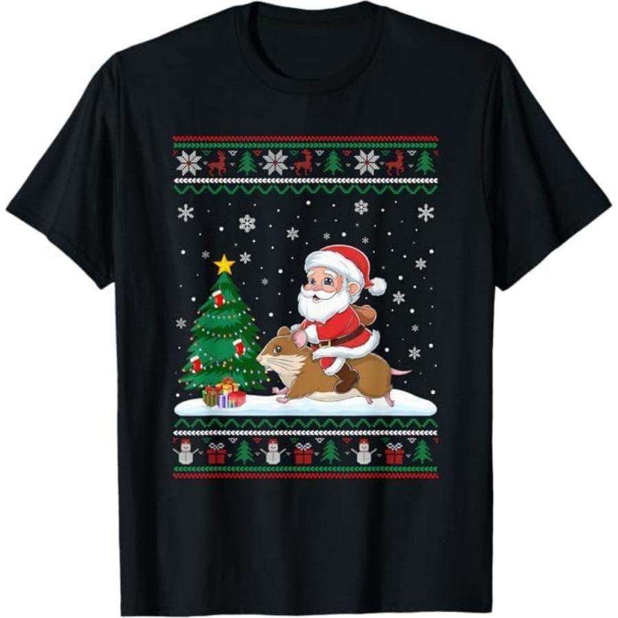 Ugly Christmas Tree Lights Xmas Santa Riding Hamster T-Shirt GIU1 Mens Womens Tank Top Sweatshirt Hoodie Longsleeve 933 Black XXXXXL різнокольоровий
Ugly Christmas Tree Lights Xmas Santa Riding Hamster T-Shirt GIU1 Mens Womens Tank Top Sweatshirt Hoodie Longsleeve 933 Black XXXXXL різнокольоровий