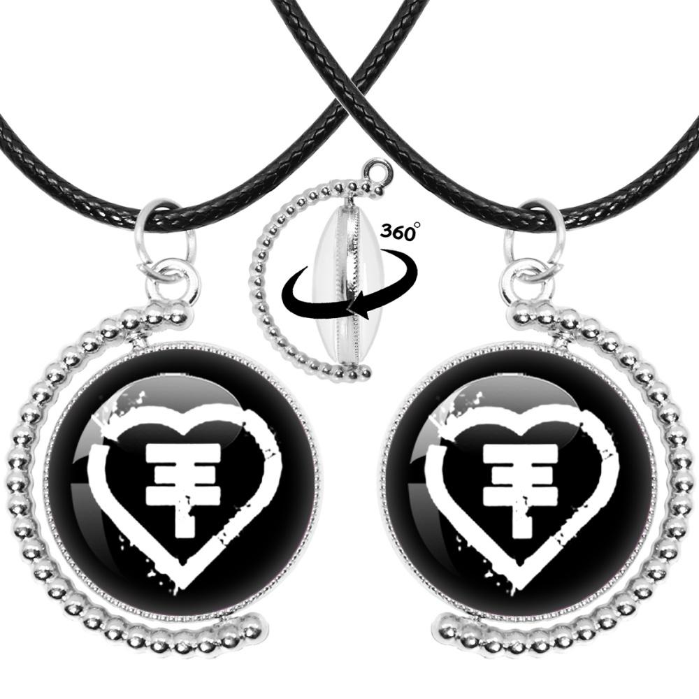 Tokio Hotel Retro Rock Band Necklace Pop Bill Kaulitz Band Glass Double Sided Rotating Pendant Necklace Jewelry Charm Fans
Tokio Hotel Retro Rock Band Necklace Pop Bill Kaulitz Band Glass Double Sided Rotating Pendant Necklace Jewelry Charm Fans