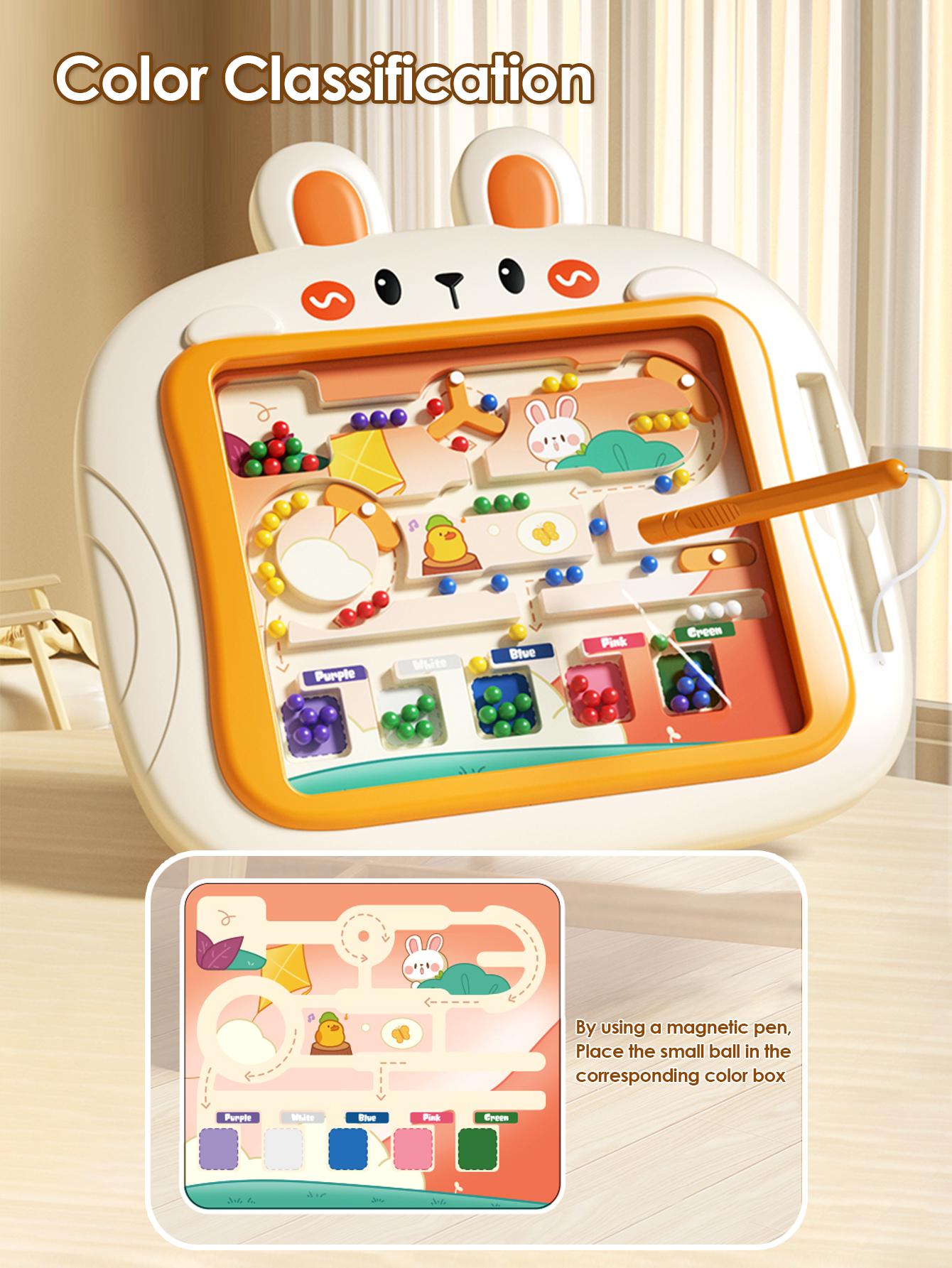 1 дитяча головоломка магнітна дошка для малювання іграшка, класифікація кольорів, виклик лабіринту, розпізнавання чисел, іграшка для логічних вправ
1 дитяча головоломка магнітна дошка для малювання іграшка, класифікація кольорів, виклик лабіринту, розпізнавання чисел, іграшка для логічних вправ