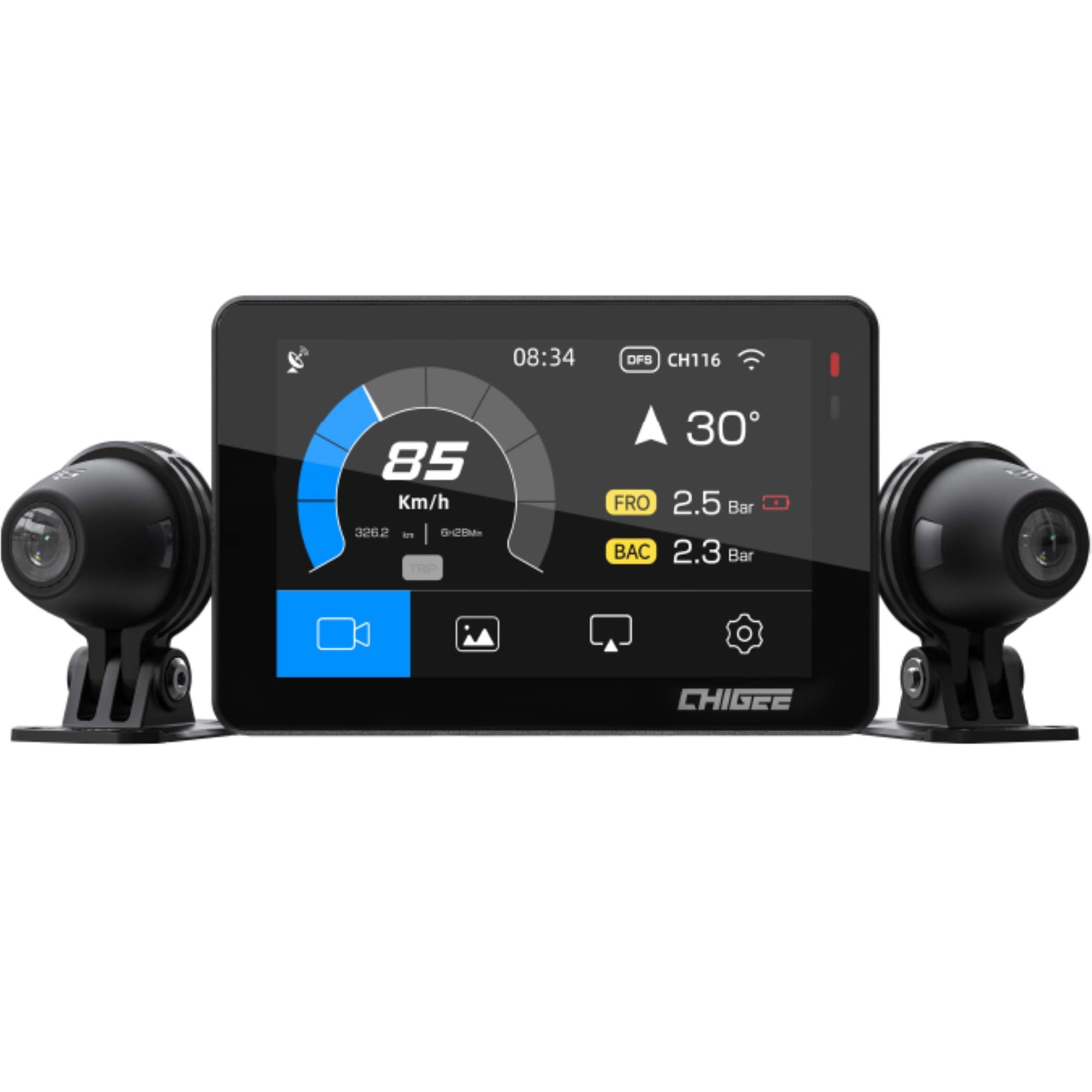 TANAX Motorcycle Smart Ride Monitor Високопродуктивний розумний монітор із записуючим приводом XR-2 SRS-019 чорний
TANAX Motorcycle Smart Ride Monitor Високопродуктивний розумний монітор із записуючим приводом XR-2 SRS-019 чорний