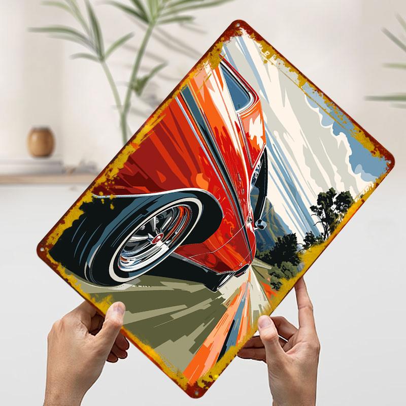 Red Classic Car on Road Poster Customized Vintage Metal Signs Wall Art Retro Tin Plaque for Garage Bathroom Decor Wand Deko Room 7.9x11.8In(20x30cm)
Red Classic Car on Road Poster Customized Vintage Metal Signs Wall Art Retro Tin Plaque for Garage Bathroom Decor Wand Deko Room 7.9x11.8In(20x30cm)