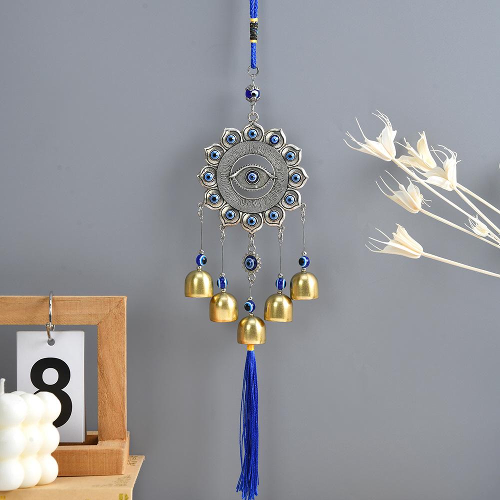 Evil Eyes Wind Chimes Resin Beads Amulet Lotus Turkish Blue Eye Tassel Wind Music Bell Mascot Home Wall Garden Hanging Decor
Evil Eyes Wind Chimes Resin Beads Amulet Lotus Turkish Blue Eye Tassel Wind Music Bell Mascot Home Wall Garden Hanging Decor