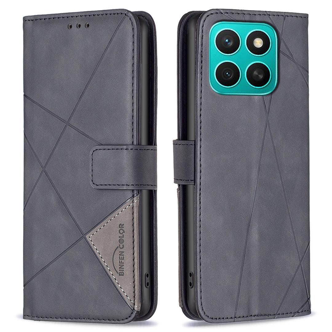 BINFEN COLOR For Honor X8c 4G Phone Cases Wallet Stand Geometry Imprinted Leather Cover Black
BINFEN COLOR For Honor X8c 4G Phone Cases Wallet Stand Geometry Imprinted Leather Cover Black