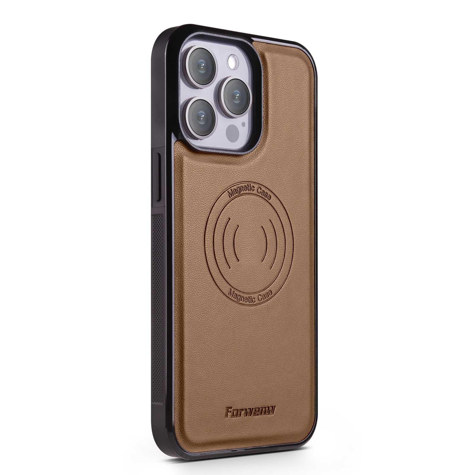 Wireless Magnetic Leather Phone Case for iPhone 16 Pro Max 15 Plus 14 13 12 Mini 11 X Xs Max XR 7 8 SE 3 Cover Support Car Mount for IPhone16ProMax коричневий
Wireless Magnetic Leather Phone Case for iPhone 16 Pro Max 15 Plus 14 13 12 Mini 11 X Xs Max XR 7 8 SE 3 Cover Support Car Mount for IPhone16ProMax коричневий