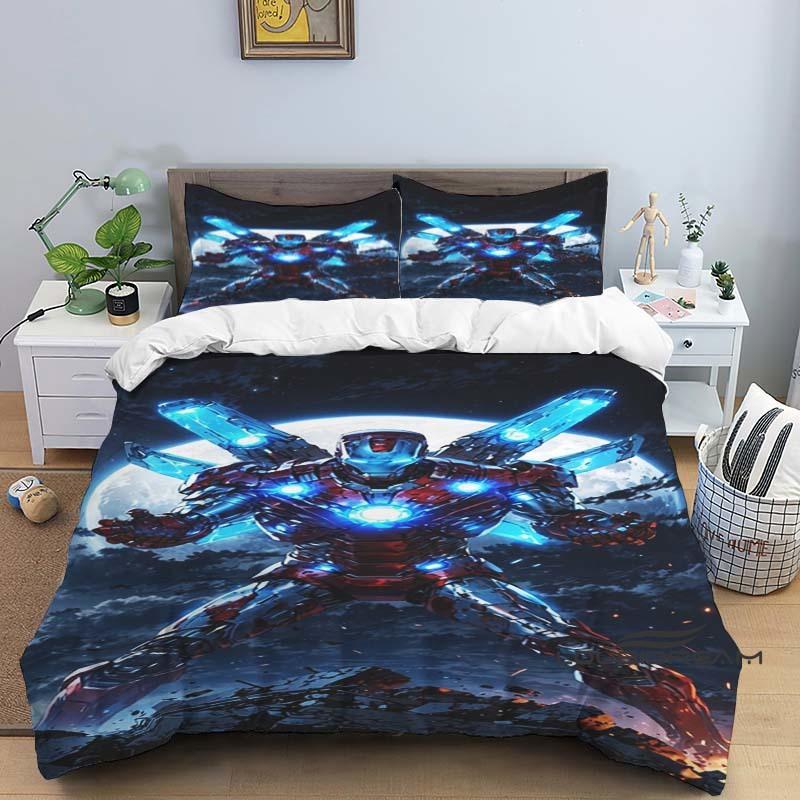 Iron Man print cartoon duvet cover bedding set, anime-themed home decor, suitable for children and adults. 220x240cm
Iron Man print cartoon duvet cover bedding set, anime-themed home decor, suitable for children and adults. 220x240cm