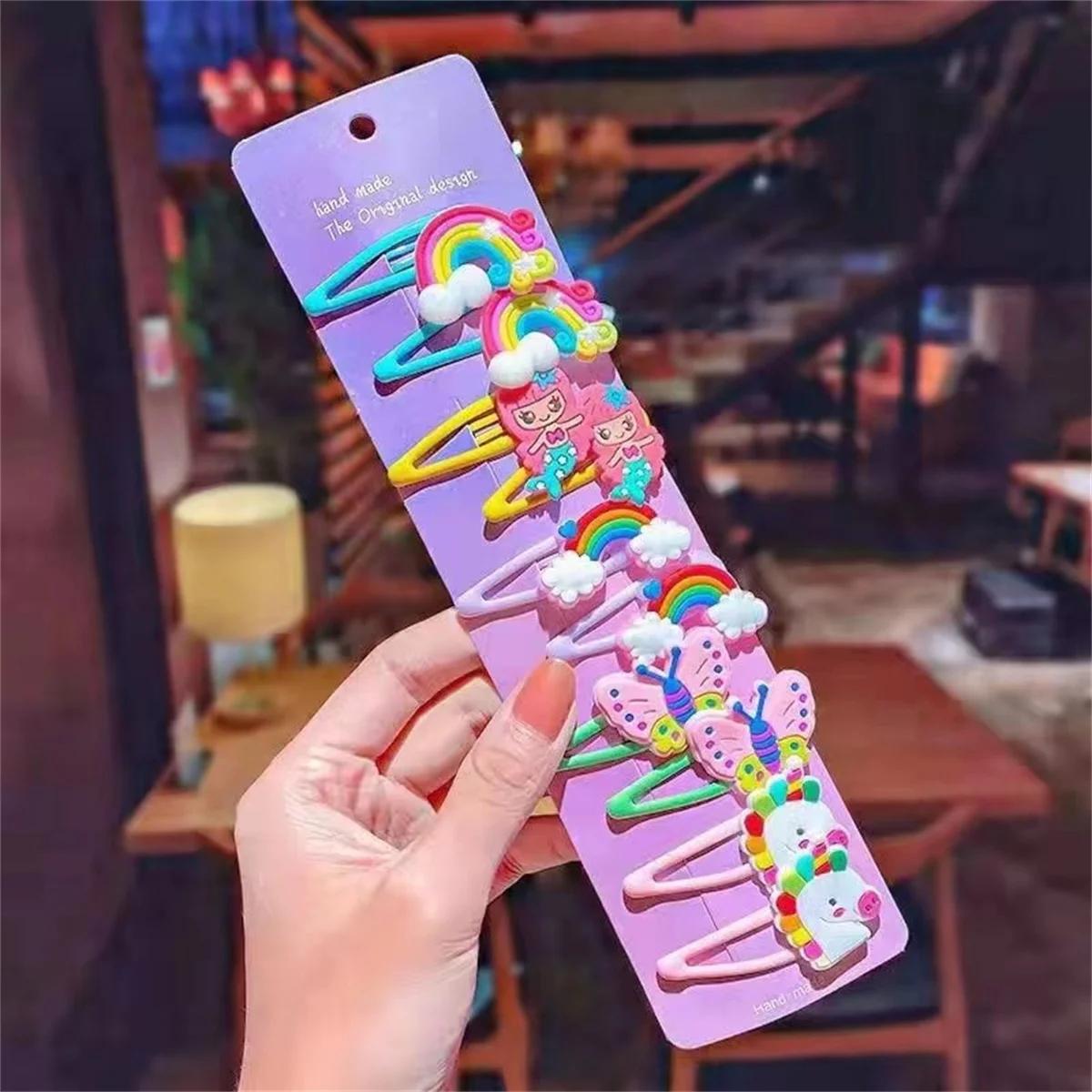 10PCS/Set New Girls Cute Cartoon Ice Cream Unicorn Hairpins Kids Lovely Hair Clips Barrettes Headband Fashion Hair Accessories
10PCS/Set New Girls Cute Cartoon Ice Cream Unicorn Hairpins Kids Lovely Hair Clips Barrettes Headband Fashion Hair Accessories