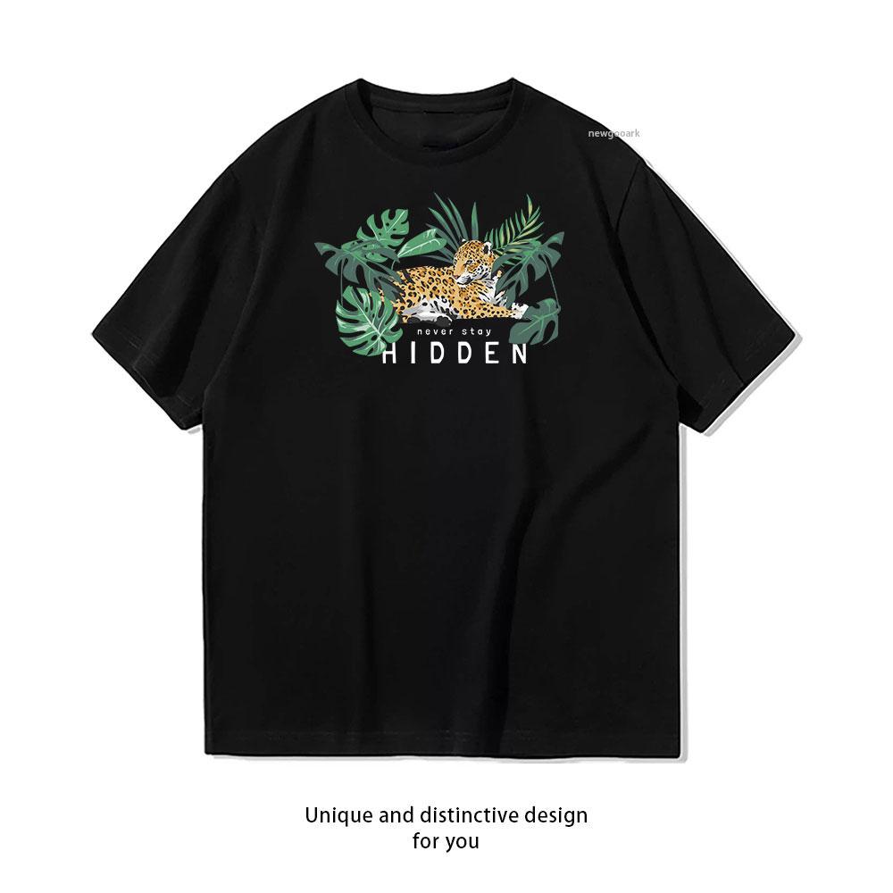 Jungle Leopard cotton T shirt Unisex Adult couple streetwealtops tee Short sleev Casual S
Jungle Leopard cotton T shirt Unisex Adult couple streetwealtops tee Short sleev Casual S