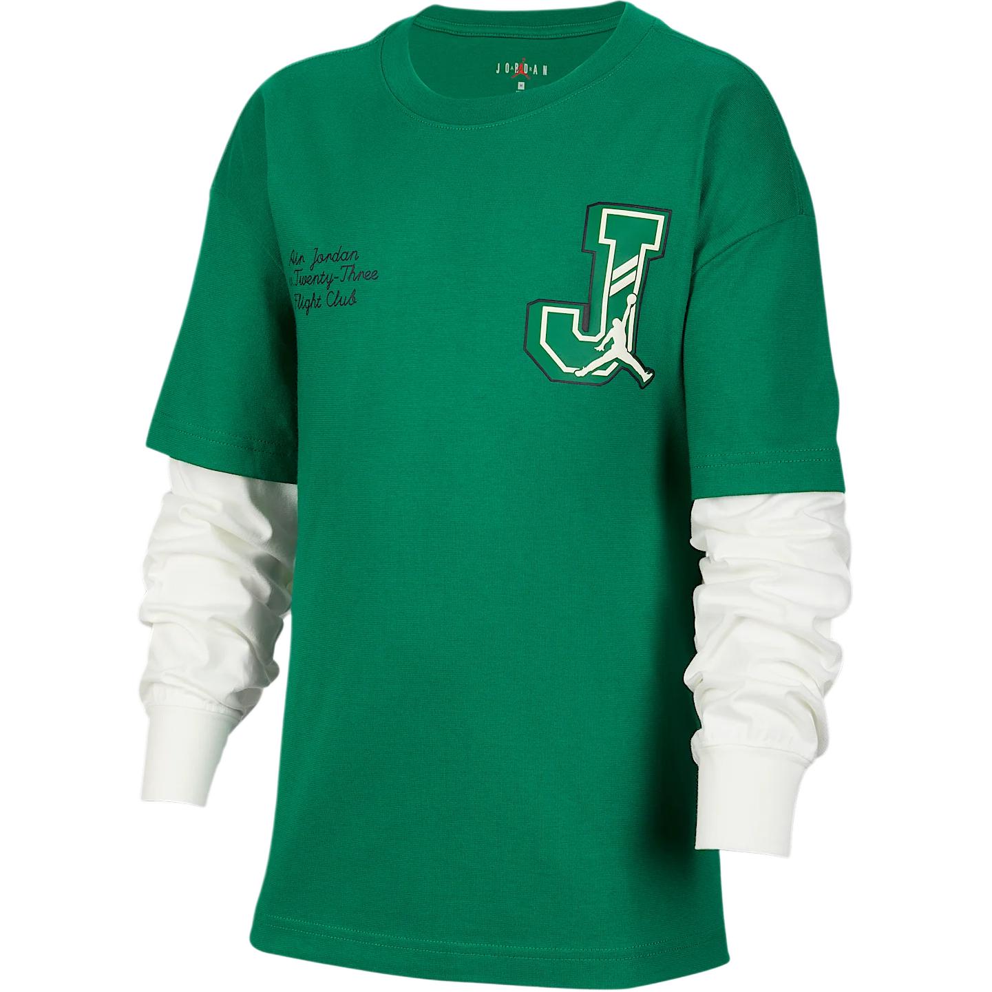 Jordan T-Shirt Air Fake Two-Piece Round Neck Long Sleeve Kids tops Light-Green IF3738-302 S
Jordan T-Shirt Air Fake Two-Piece Round Neck Long Sleeve Kids tops Light-Green IF3738-302 S