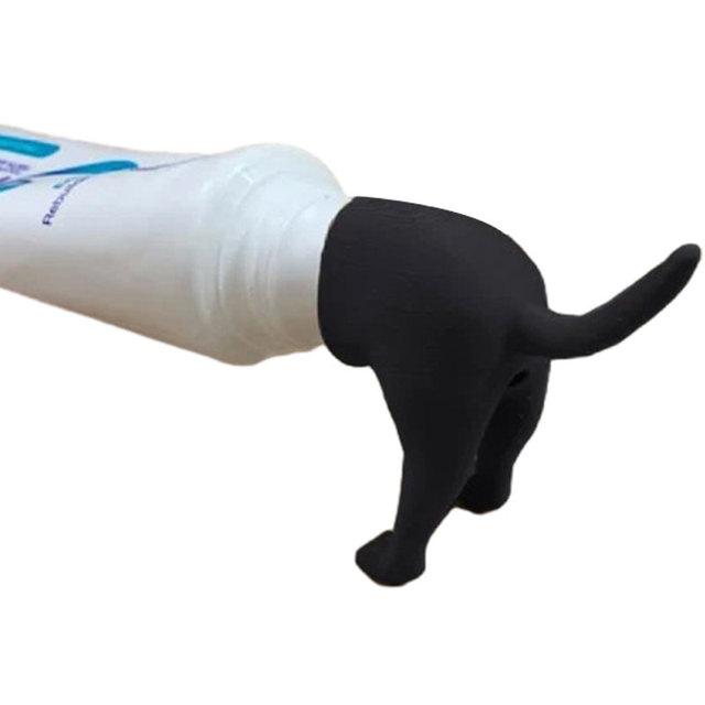 1PC Pooping Dog Butt Toothpaste Topper Pooping Toothpaste Cap Кришка для блювоти Topper Dispenser Cap Тварина Смішні гаджети Подарунок для друзів чорний
1PC Pooping Dog Butt Toothpaste Topper Pooping Toothpaste Cap Кришка для блювоти Topper Dispenser Cap Тварина Смішні гаджети Подарунок для друзів чорний