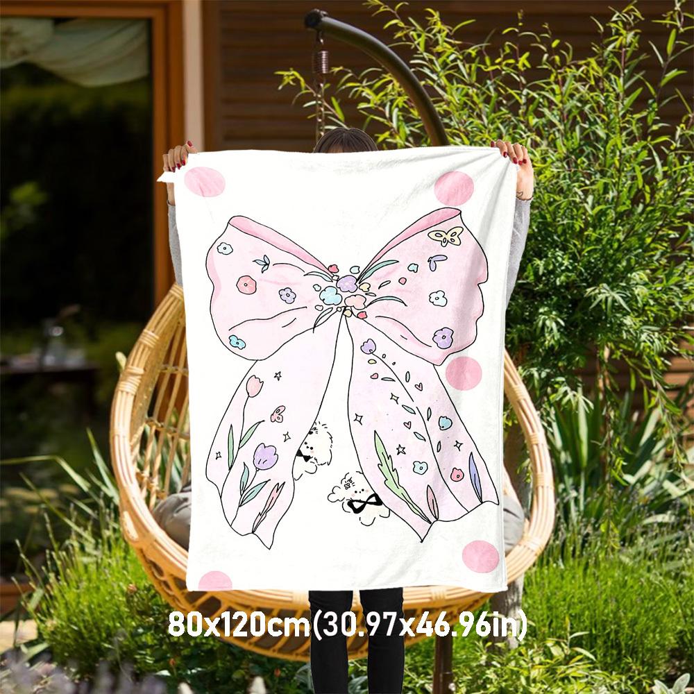 1pc Floral Bow Outdoor Flannel Blanket Soft Warm All-Season Throw for Sofa Bed Car Camping Office, Cozy Gift Idea1191S 80x120cm(31x47inch)
1pc Floral Bow Outdoor Flannel Blanket Soft Warm All-Season Throw for Sofa Bed Car Camping Office, Cozy Gift Idea1191S 80x120cm(31x47inch)