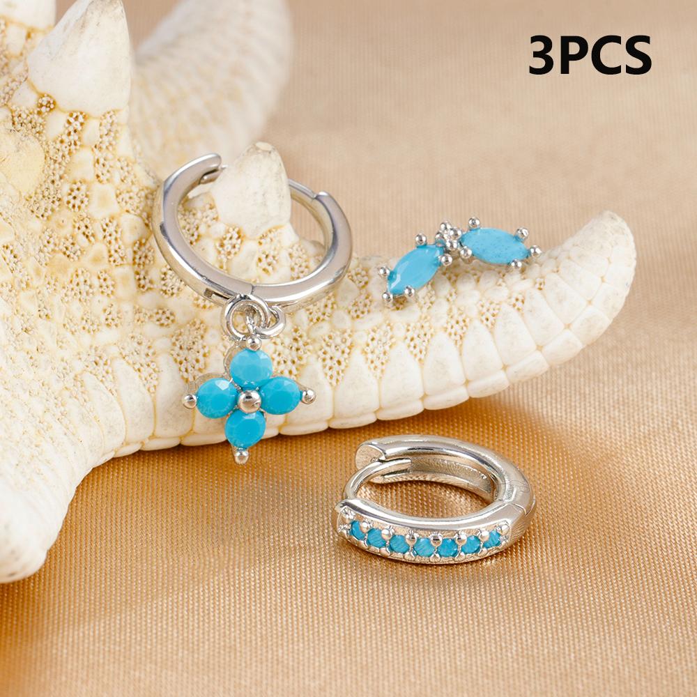 3 шт. серьги-кольца с подвеской в виде цветка для женщин из нержавеющей стали с синим кубическим цирконием серьги-хаггис украшения для пирсинга хряща
3 шт. серьги-кольца с подвеской в виде цветка для женщин из нержавеющей стали с синим кубическим цирконием серьги-хаггис украшения для пирсинга хряща